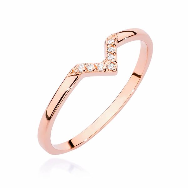 Sophie Ring in Rose Gold and Diamonds